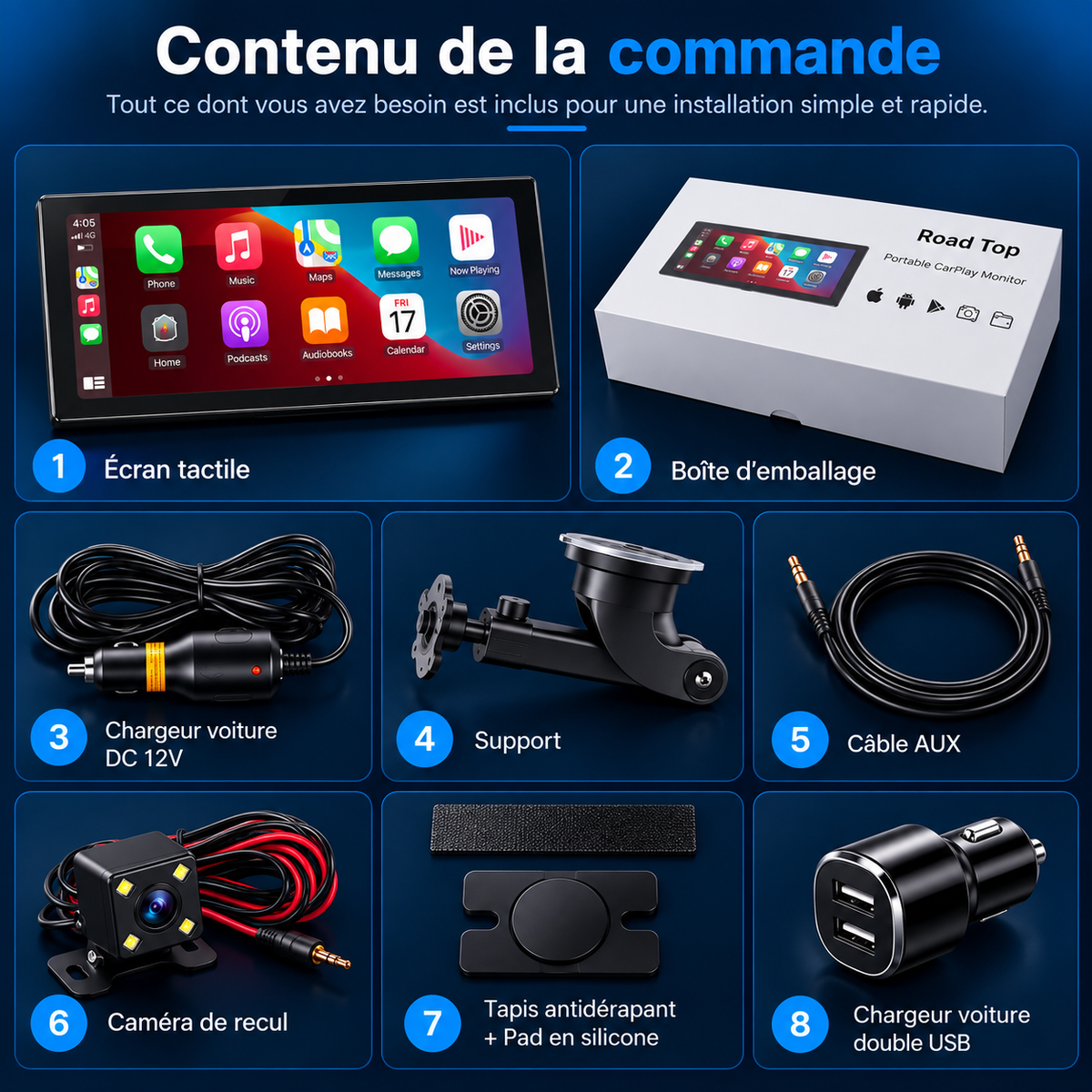 Écran Carplay & Android Auto - Essential