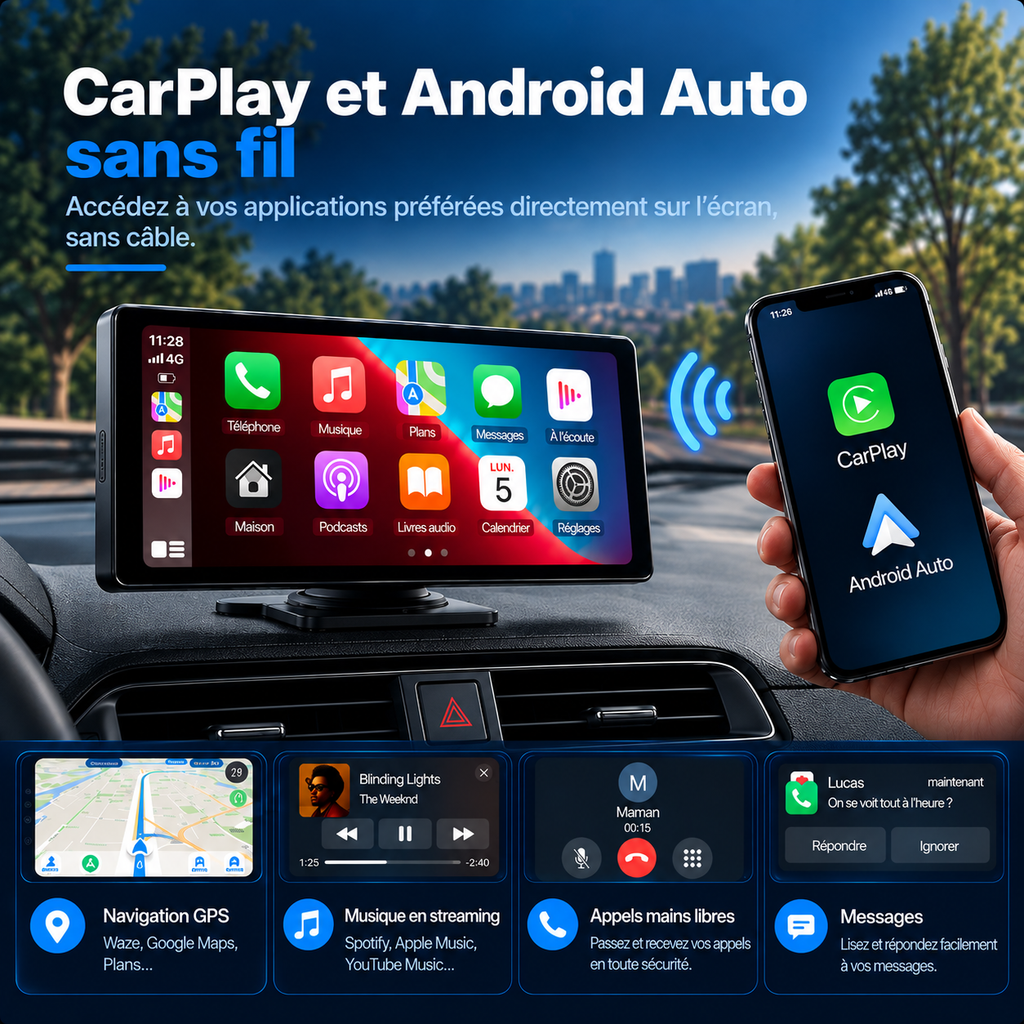 Écran Carplay & Android Auto - Essential