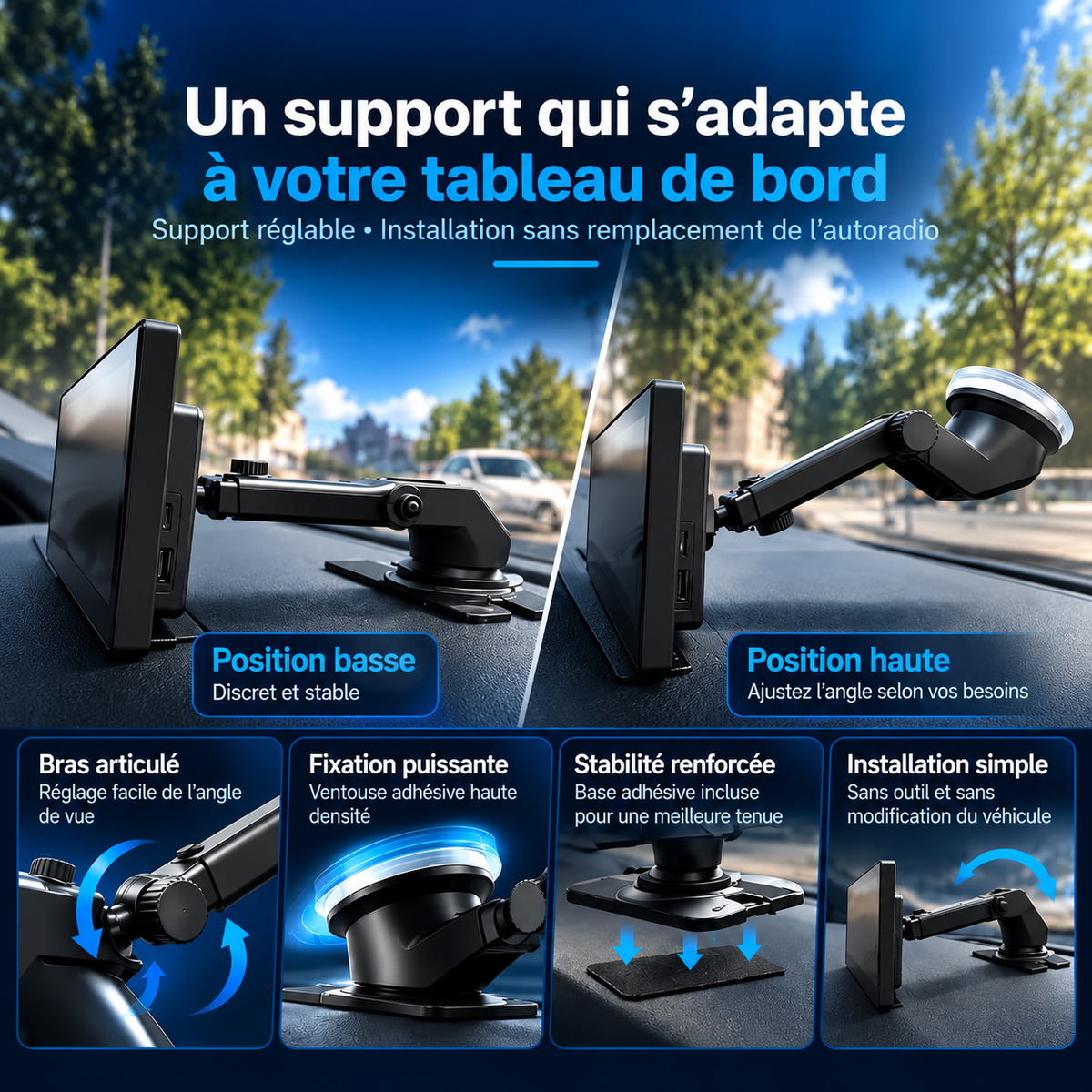 Écran Carplay & Android Auto - Essential