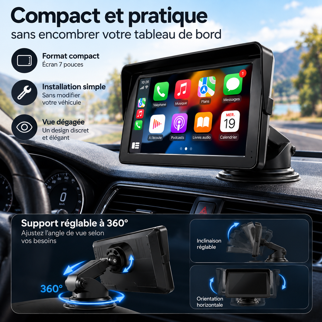 Écran Carplay & Android Auto - Mini