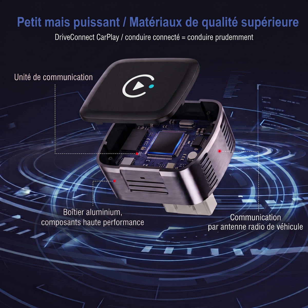Adaptateur CarPlay & Android Auto Sans Fil – Standard